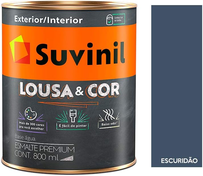 Tinta Lousa Suvinil 800ml (Preto, Verde e Escuridão)