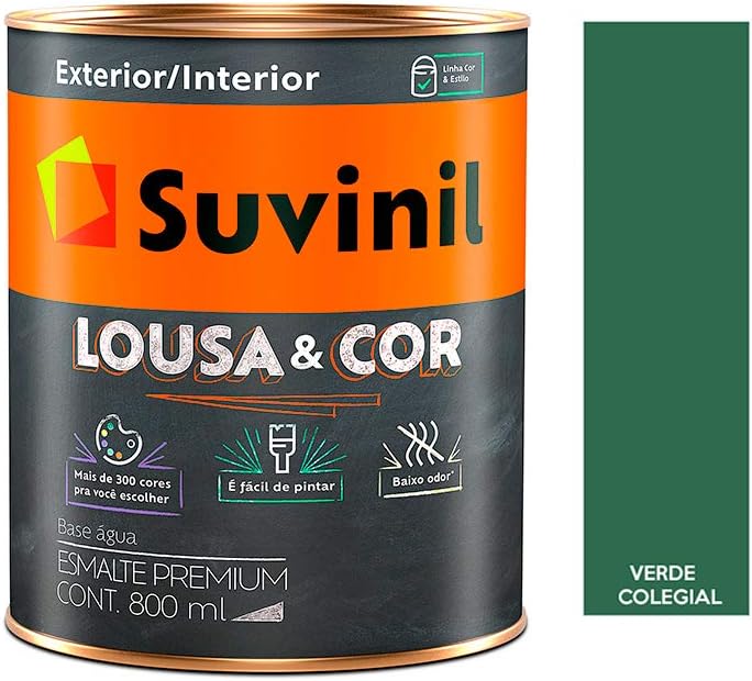 Tinta Lousa Suvinil 800ml (Preto, Verde e Escuridão)