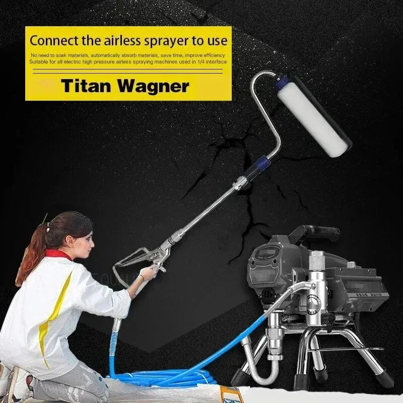 Rolo de Pintura Airless Acabamento em Espaços Mobiliados