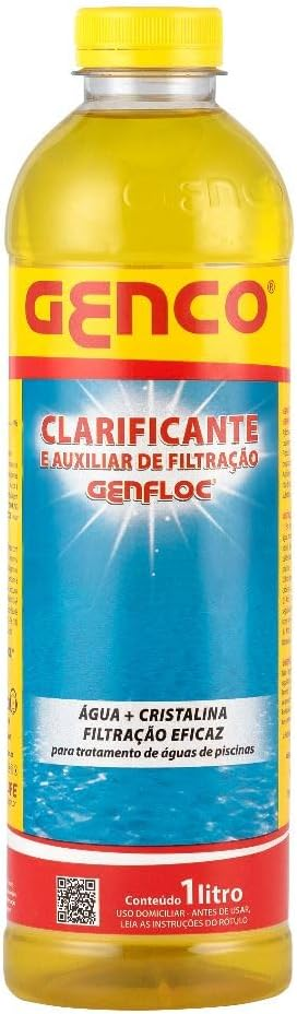 Kit Tratamento Completo Genco: Cloro 3x1 (10kg) + Kit Auxiliar 3L (Clarificante, Limpa Bordas e pH)