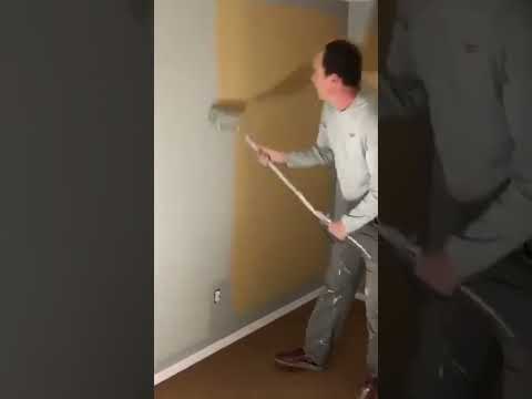 Rolo de Pintura Airless Acabamento em Espaços Mobiliados